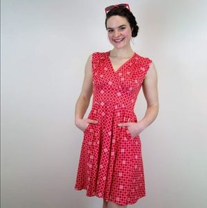 Karina Dresses "Nora" XXL in "Round Trip" Print